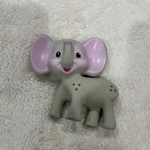 Adorable Pink and Gray Elephant Stuffed Toy